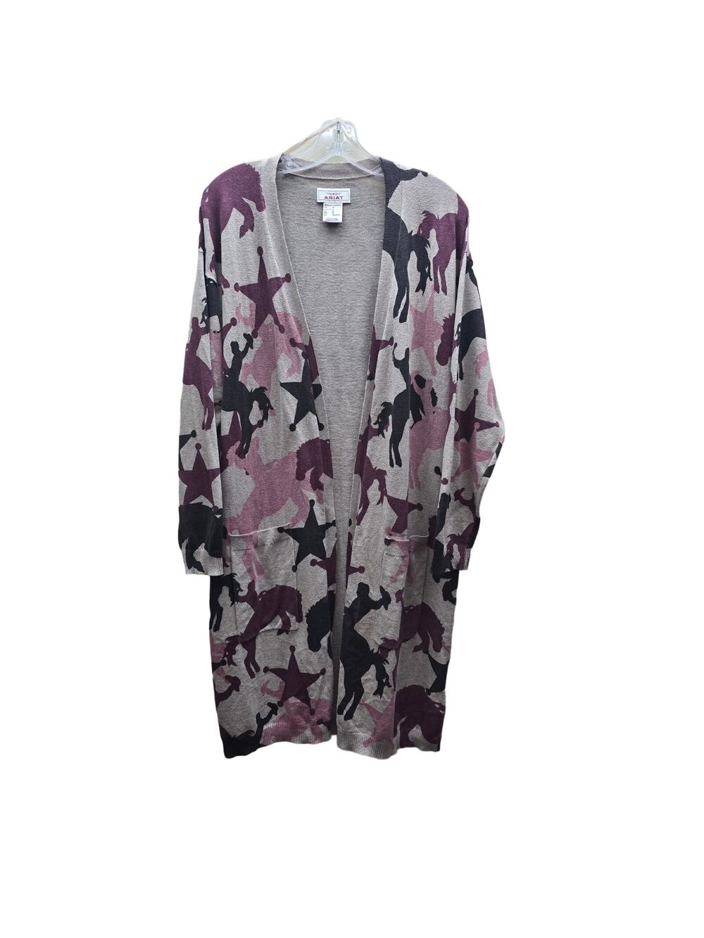 Ariat Women's Open Front Ride into the Sunset Duster Cardigan Size Medium